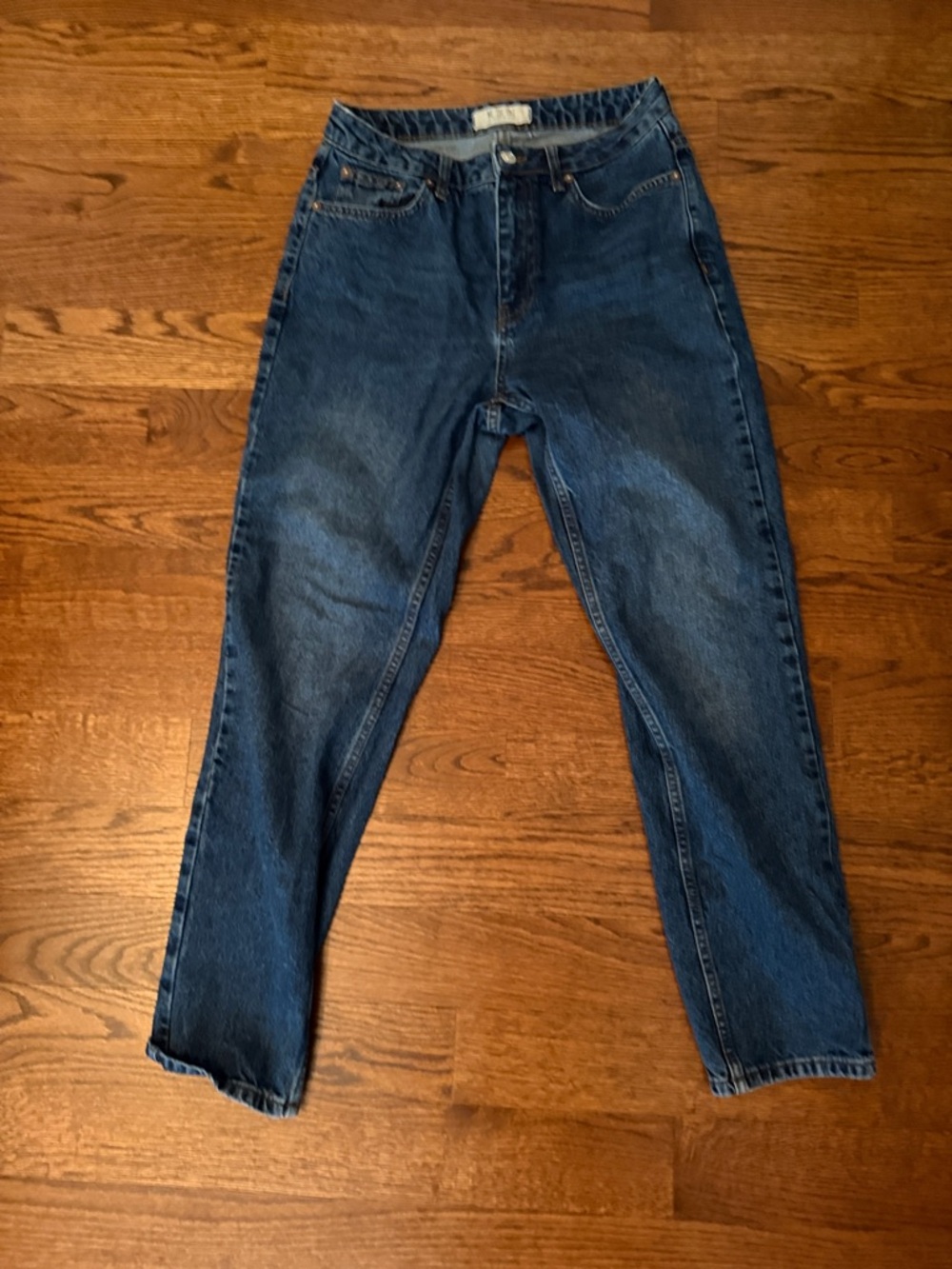 We The Free Men's Slim Straight Dark Blue Denim Jeans